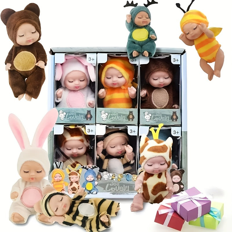 Coffret Cadeau 6 Poupées Princesse – Idéal pour Anniversaire et Fêtes – Cadeau Parfait pour Noël, Halloween, Pâques **ENG**6-Piece Princess Doll Gift Set – Perfect Birthday & Holiday Gift for Girls & Boys – Ideal for Christmas, Halloween, Easter