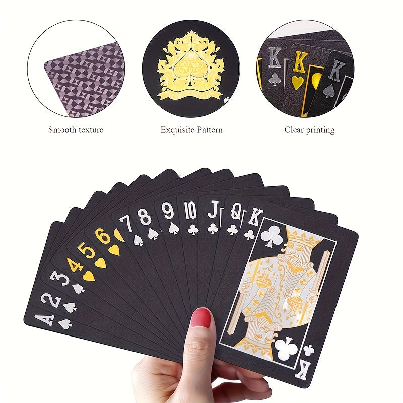 Cartes à Jouer en Plastique Imperméables – Solides, Élégantes et Lavables – Cadeau Parfait pour les Fêtes **ENG*** Waterproof Plastic Playing Cards – Durable, Stylish & Washable – Perfect Gift for Holidays