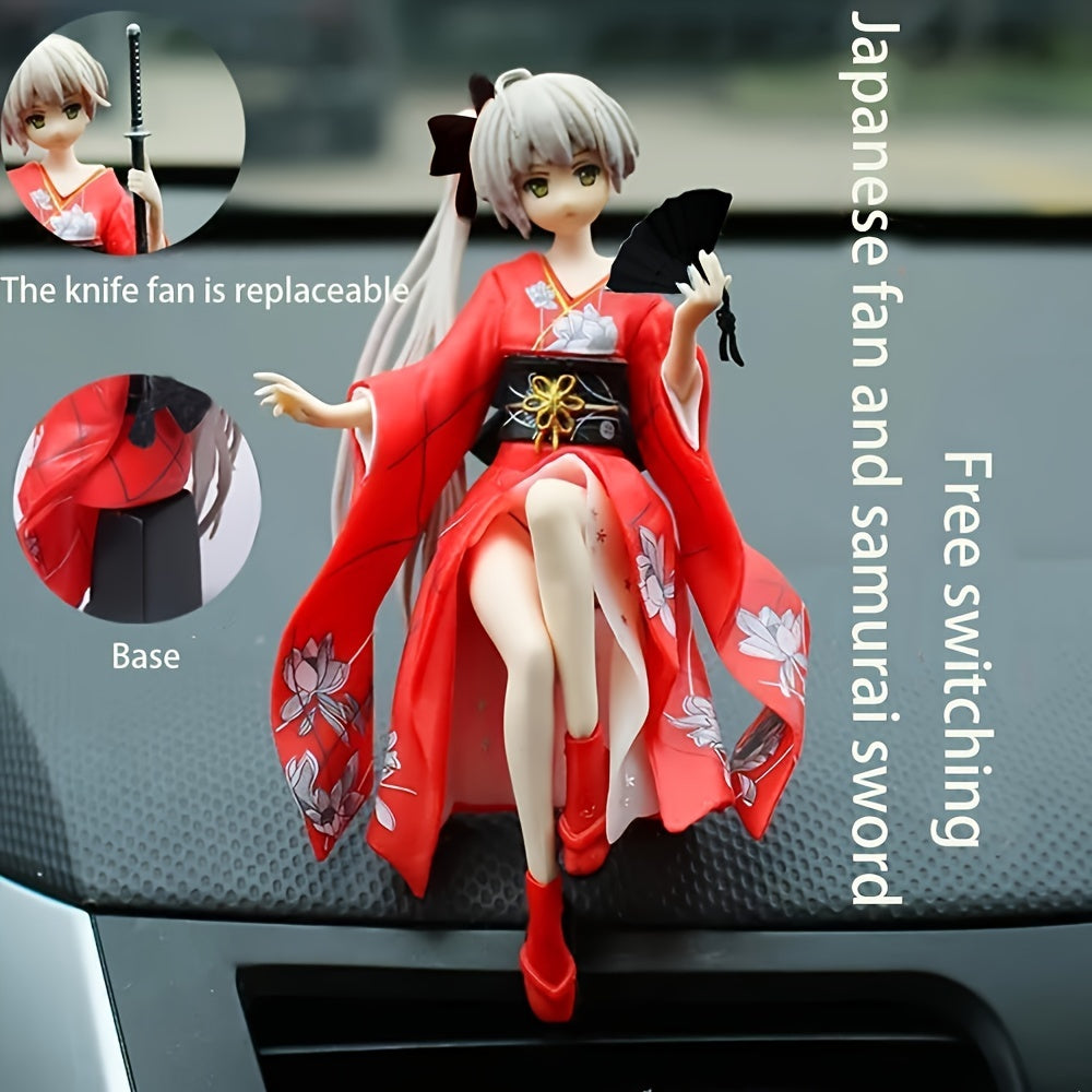 Kimono Beauty Anime Figure – Cute PVC Collectible Doll for Home & Office Decor – Perfect Gift for Anime Fans, Halloween & Christmas | Figurine Anime Fille en Kimono – Poupée PVC de Collection – Cadeau Parfait Halloween & Noël