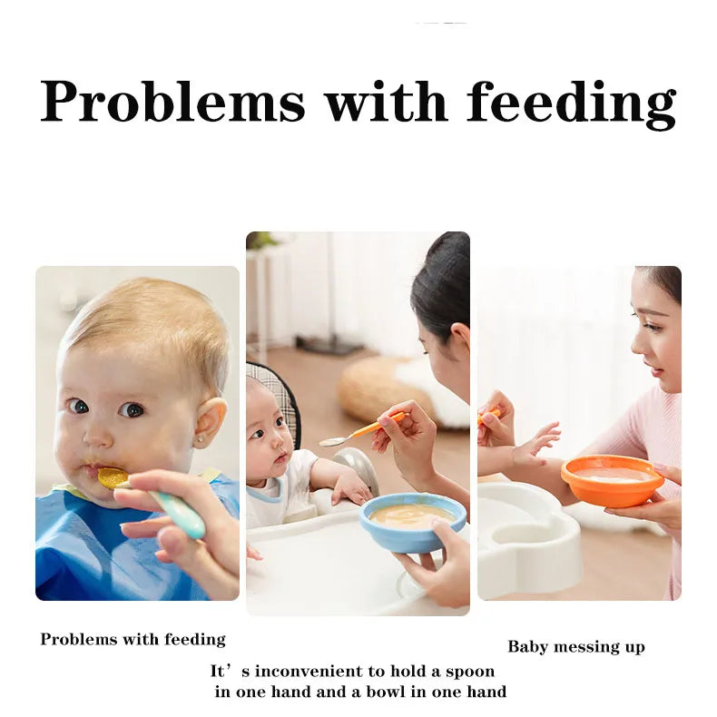 Cuillère alimentation progressive bébé - Baby progressive feeding spoon