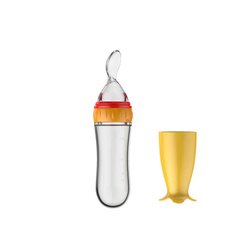 Cuillère alimentation progressive bébé - Baby progressive feeding spoon