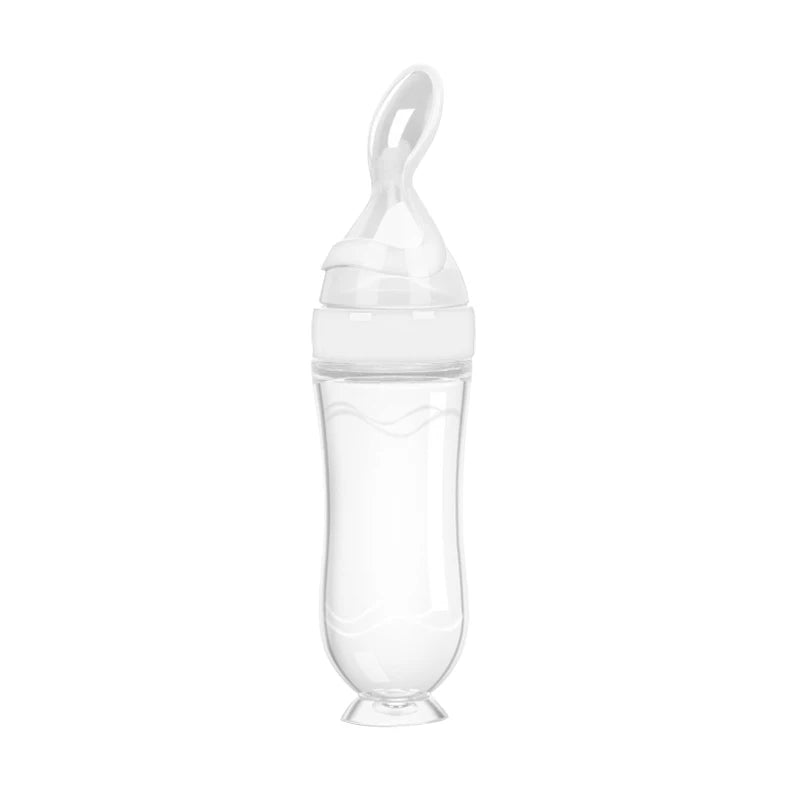 Cuillère alimentation progressive bébé - Baby progressive feeding spoon
