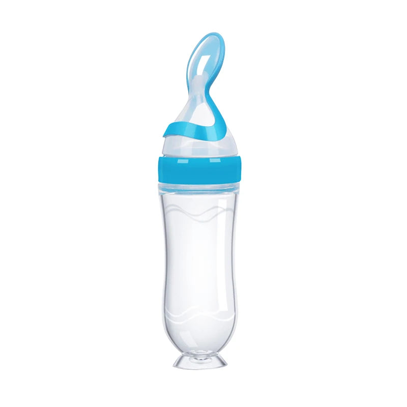 Cuillère alimentation progressive bébé - Baby progressive feeding spoon