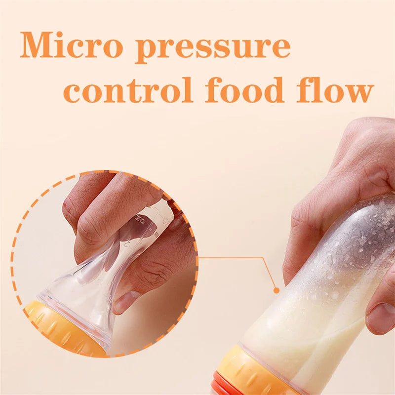 Cuillère alimentation progressive bébé - Baby progressive feeding spoon