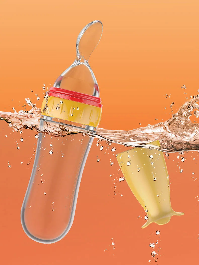 Cuillère alimentation progressive bébé - Baby progressive feeding spoon