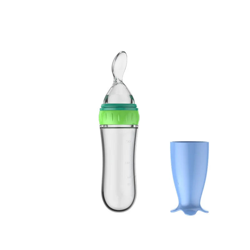 Cuillère alimentation progressive bébé - Baby progressive feeding spoon