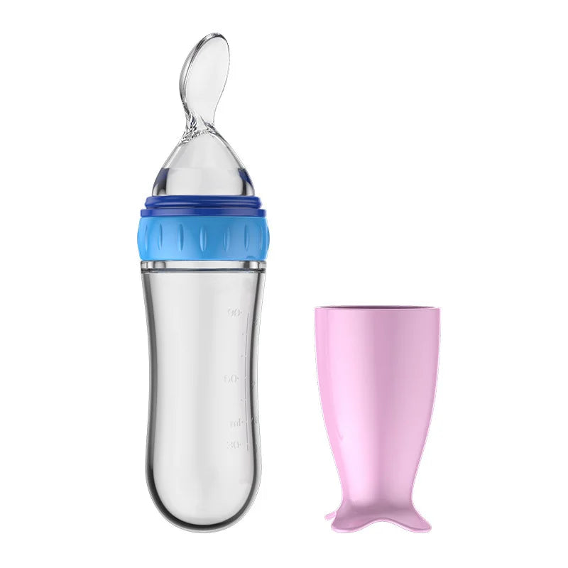 Cuillère alimentation progressive bébé - Baby progressive feeding spoon