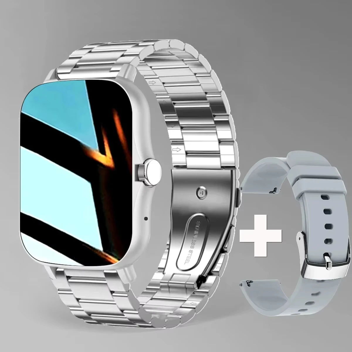 LAXASFIT 2025 – Montre Connectée Tactile avec Appels Bluetooth, Suivi Fitness & Coffret Cadeau pour Homme et Femme **ENG**LAXASFIT 2025 – Full Touch Smartwatch with Bluetooth Call, Fitness Tracker & Gift Box for Men and Women