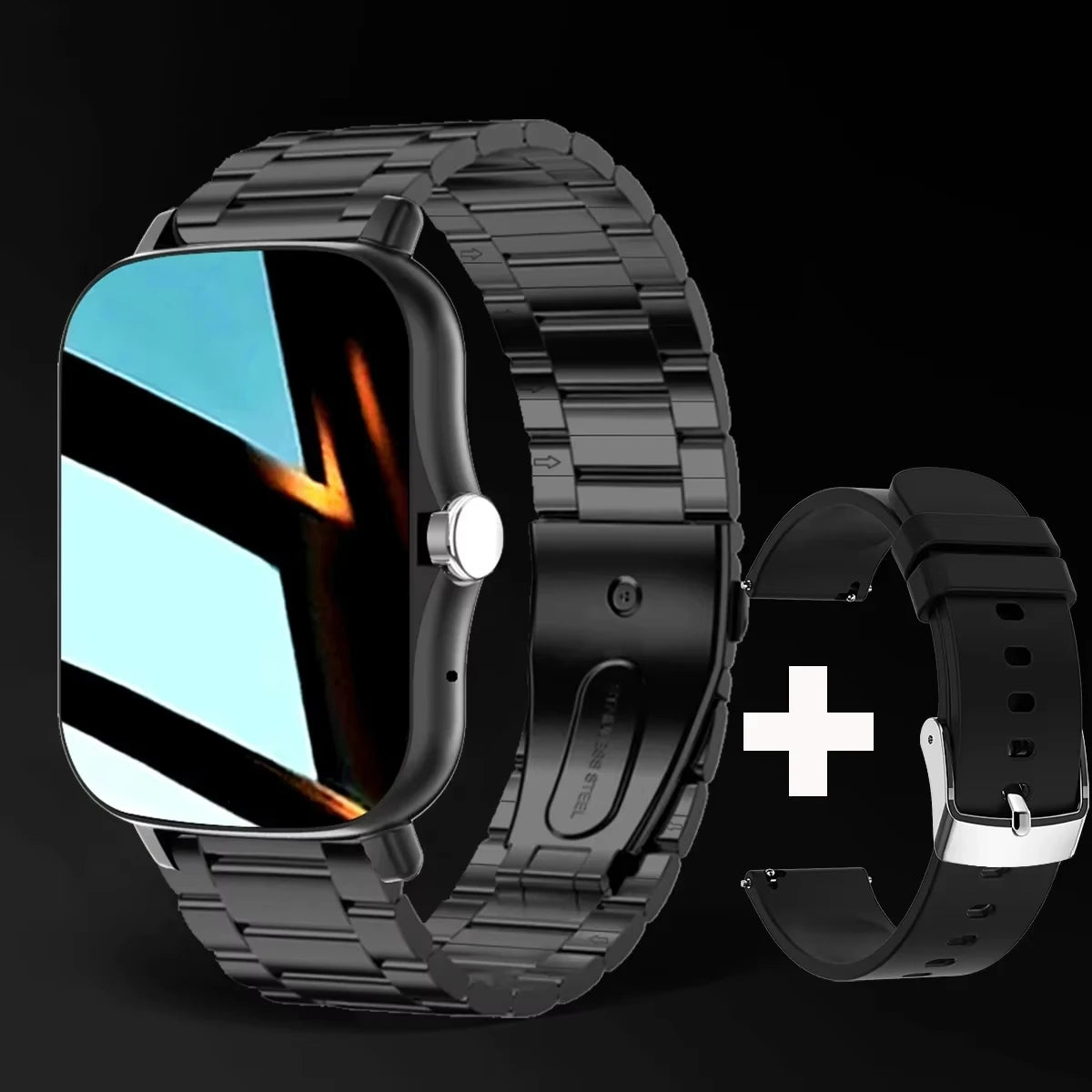 LAXASFIT 2025 – Montre Connectée Tactile avec Appels Bluetooth, Suivi Fitness & Coffret Cadeau pour Homme et Femme **ENG**LAXASFIT 2025 – Full Touch Smartwatch with Bluetooth Call, Fitness Tracker & Gift Box for Men and Women
