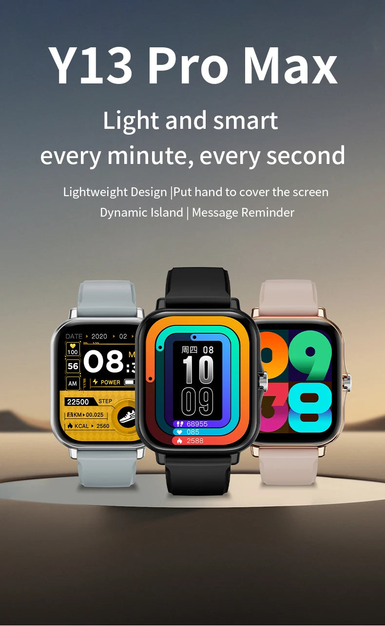 LAXASFIT 2025 – Montre Connectée Tactile avec Appels Bluetooth, Suivi Fitness & Coffret Cadeau pour Homme et Femme **ENG**LAXASFIT 2025 – Full Touch Smartwatch with Bluetooth Call, Fitness Tracker & Gift Box for Men and Women