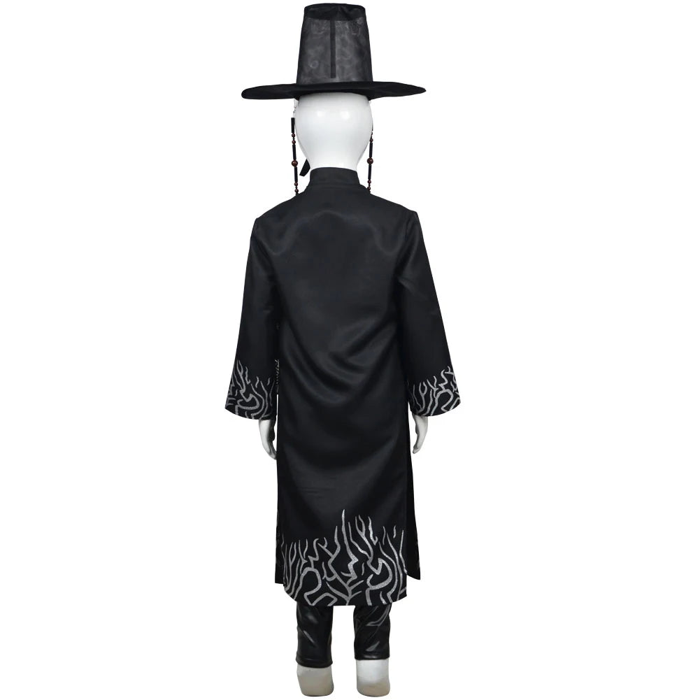 Costume Jinu Fantasia 2025 – Déguisement Chasseur de Démons pour Enfants, Halloween et Carnaval ********* English *********** Jinu Fantasia 2025 Costume – Demon Hunter Outfit for Kids, Halloween and Carnival