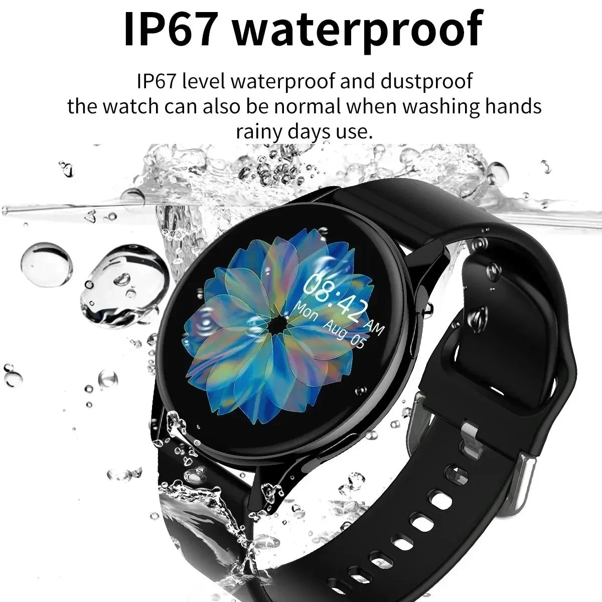 LIGE 2025 – Montre Connectée avec Appels Bluetooth, Charge Sans Fil, Cadran Personnalisé & Bracelet Fitness + Boîte **ENG** LIGE 2025 – Smartwatch with Bluetooth Calls, Wireless Charging, Custom Watch Face & Fitness Tracker + Box
