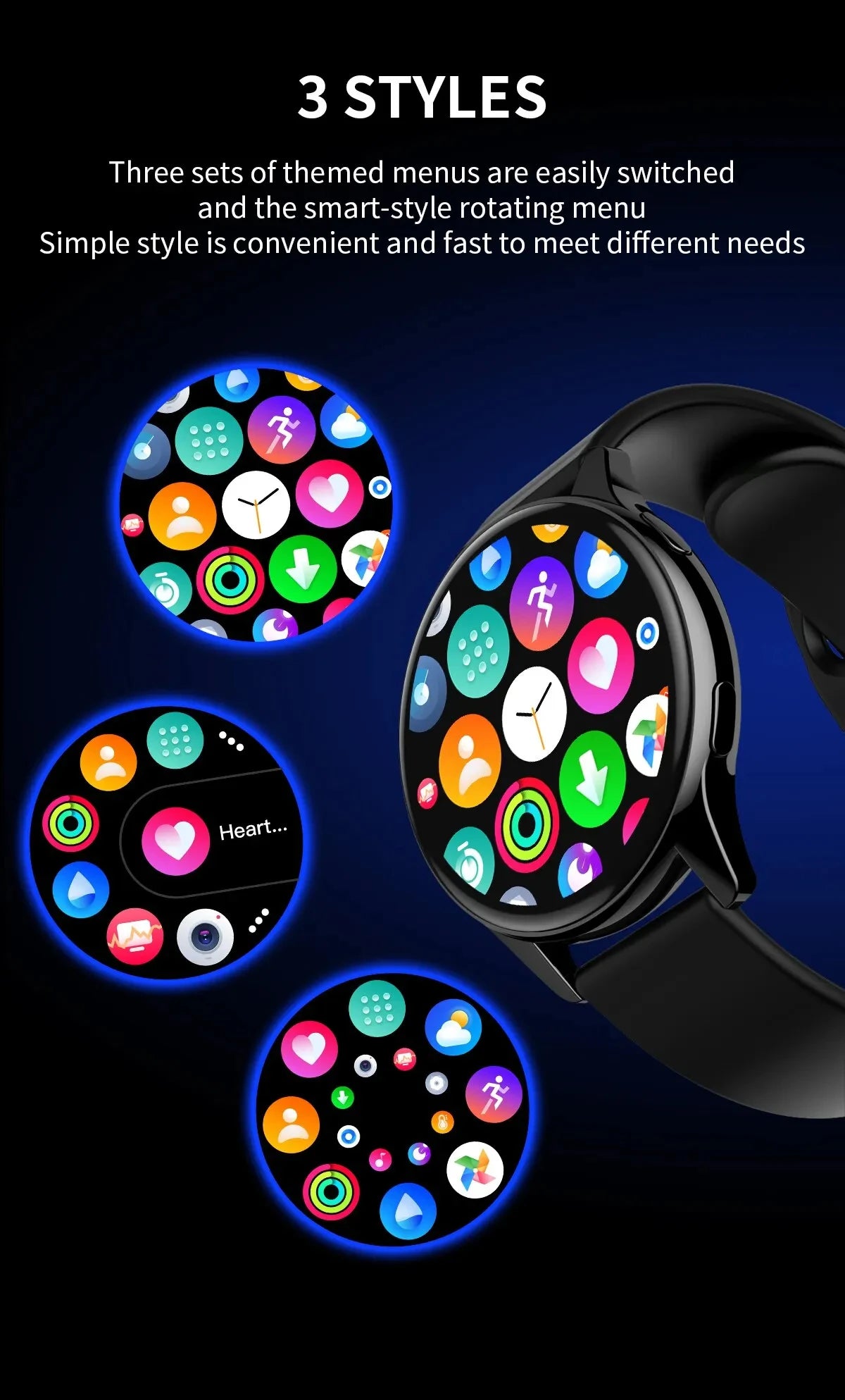 LIGE 2025 – Montre Connectée avec Appels Bluetooth, Charge Sans Fil, Cadran Personnalisé & Bracelet Fitness + Boîte **ENG** LIGE 2025 – Smartwatch with Bluetooth Calls, Wireless Charging, Custom Watch Face & Fitness Tracker + Box