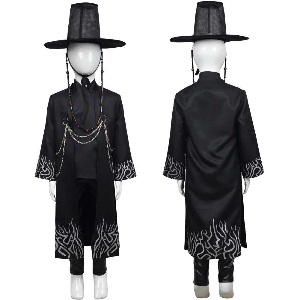 Costume Jinu Fantasia 2025 – Déguisement Chasseur de Démons pour Enfants, Halloween et Carnaval ********* English *********** Jinu Fantasia 2025 Costume – Demon Hunter Outfit for Kids, Halloween and Carnival