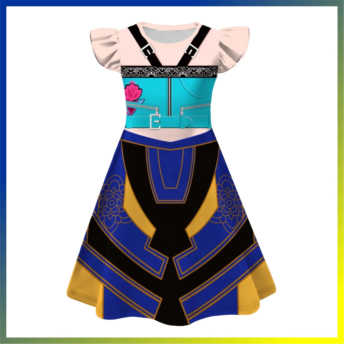 Costume Cosplay Zoey/Mira/Rumi – Chasseuse de Démons (Fille)
