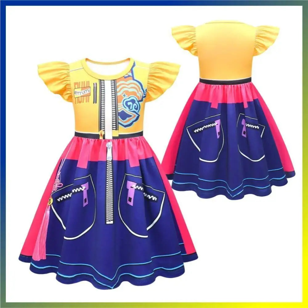 Costume Cosplay Zoey/Mira/Rumi – Chasseuse de Démons (Fille)