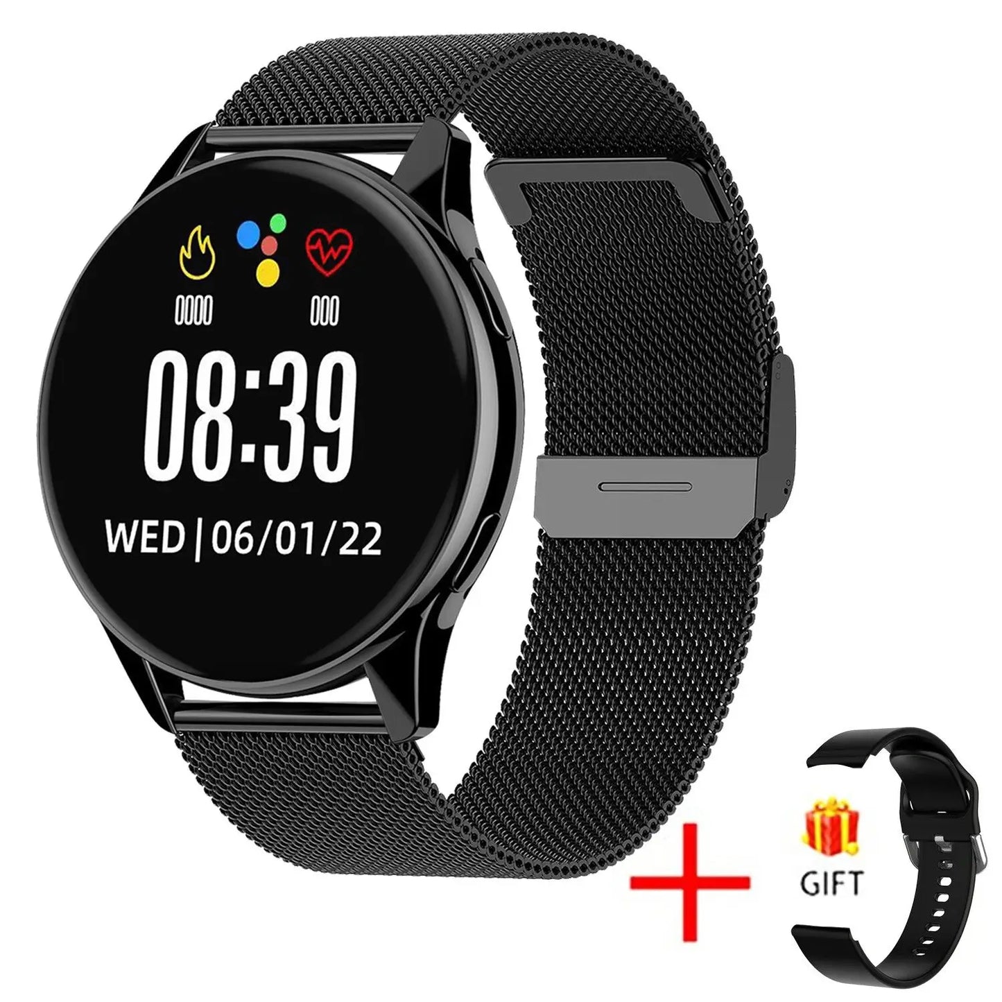 LIGE 2025 – Montre Connectée avec Appels Bluetooth, Charge Sans Fil, Cadran Personnalisé & Bracelet Fitness + Boîte **ENG** LIGE 2025 – Smartwatch with Bluetooth Calls, Wireless Charging, Custom Watch Face & Fitness Tracker + Box