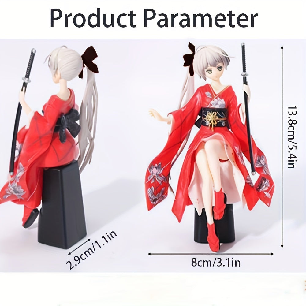 Kimono Beauty Anime Figure – Cute PVC Collectible Doll for Home & Office Decor – Perfect Gift for Anime Fans, Halloween & Christmas | Figurine Anime Fille en Kimono – Poupée PVC de Collection – Cadeau Parfait Halloween & Noël