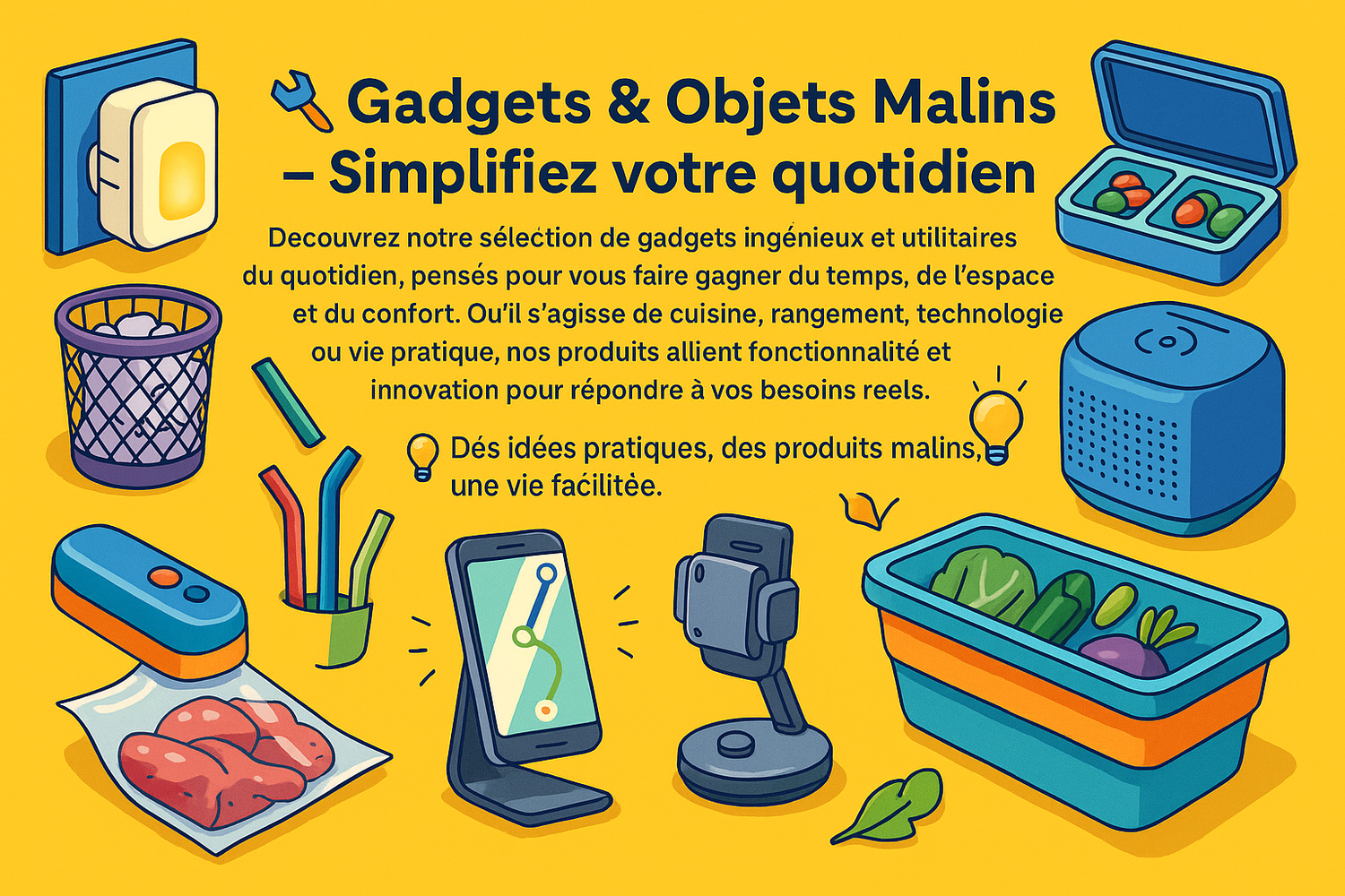 Gadgets, utilitaires au quotidien