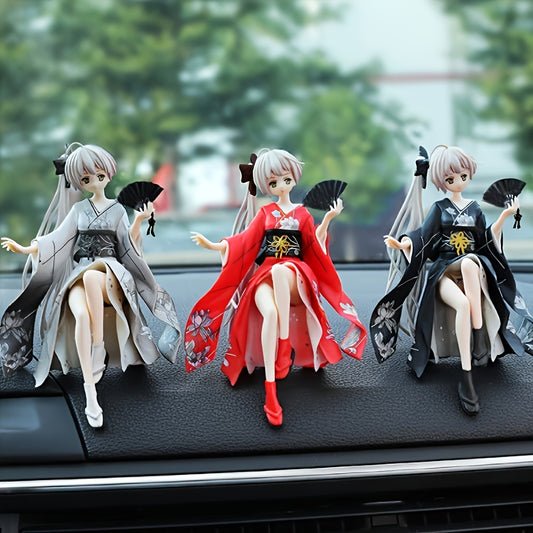 Kimono Beauty Anime Figure – Cute PVC Collectible Doll for Home & Office Decor – Perfect Gift for Anime Fans, Halloween & Christmas | Figurine Anime Fille en Kimono – Poupée PVC de Collection – Cadeau Parfait Halloween & Noël