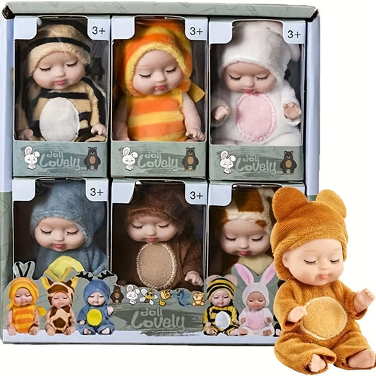 Coffret Cadeau 6 Poupées Princesse – Idéal pour Anniversaire et Fêtes – Cadeau Parfait pour Noël, Halloween, Pâques **ENG**6-Piece Princess Doll Gift Set – Perfect Birthday & Holiday Gift for Girls & Boys – Ideal for Christmas, Halloween, Easter