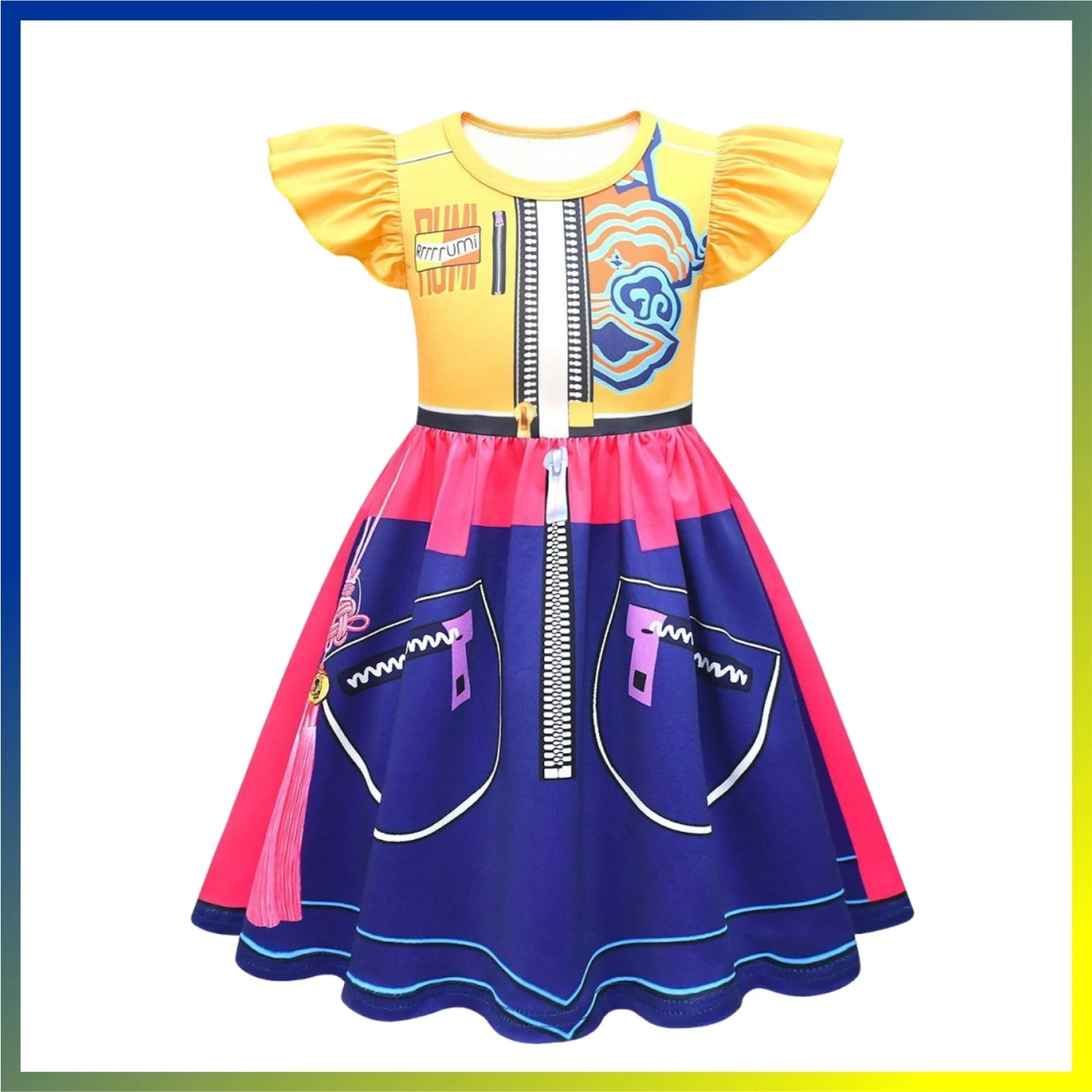 Costume Cosplay Zoey/Mira/Rumi – Chasseuse de Démons (Fille)