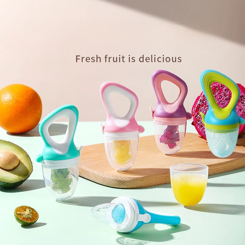 1PC Silicone Baby Fruit Feeder with Cover Baby Nipple Fresh Food Vegetable Supplement Soother Nibbler Feeding Teething Pacifier
1 pièce : Tétine-bébé en silicone avec couvercle – Tétine pour bébé pour fruits et légu
