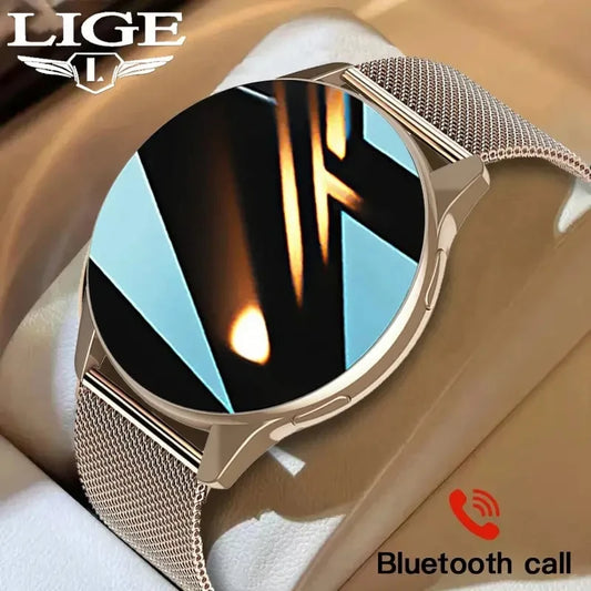 LIGE 2025 – Montre Connectée avec Appels Bluetooth, Charge Sans Fil, Cadran Personnalisé & Bracelet Fitness + Boîte **ENG** LIGE 2025 – Smartwatch with Bluetooth Calls, Wireless Charging, Custom Watch Face & Fitness Tracker + Box
