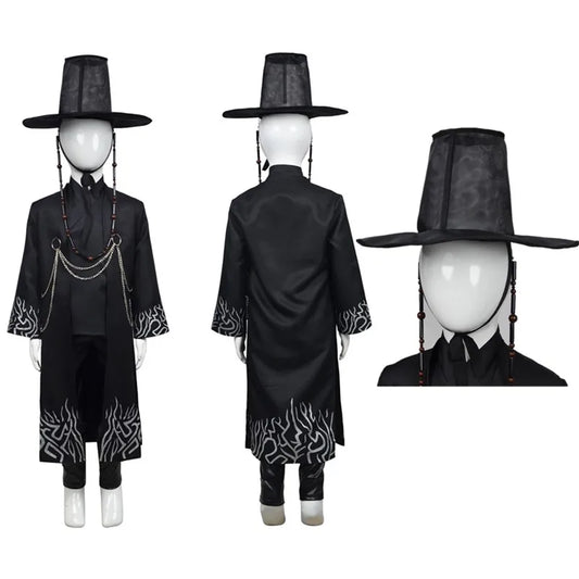 Costume Jinu Fantasia 2025 – Déguisement Chasseur de Démons pour Enfants, Halloween et Carnaval ********* English *********** Jinu Fantasia 2025 Costume – Demon Hunter Outfit for Kids, Halloween and Carnival